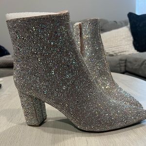 Betsey Johnson Bling Boots